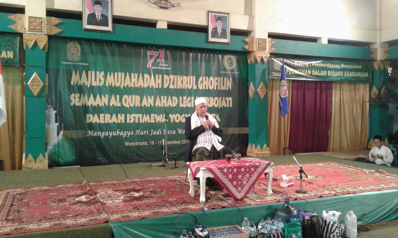 Semaan Al Quran Ahad Legi Purbojati di Desa Wonokromo