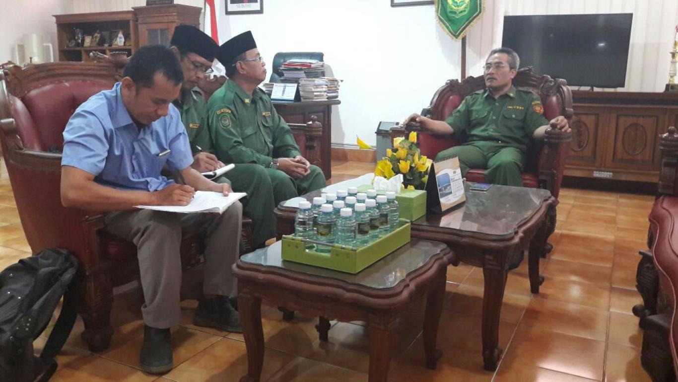Audiensi Dengan Wakil Bupati Bantul Tentang Pengembangan Potensi Wisata Taman Glugud Desa Wonokromo