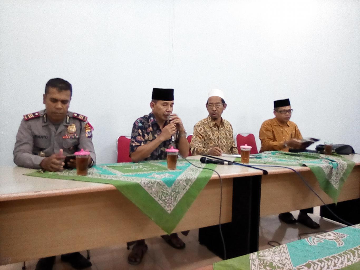 FKUB Kecamatan Pleret Mengajak Agar Tetap Menjaga Kerukunan Menjelang Pemilu 2019