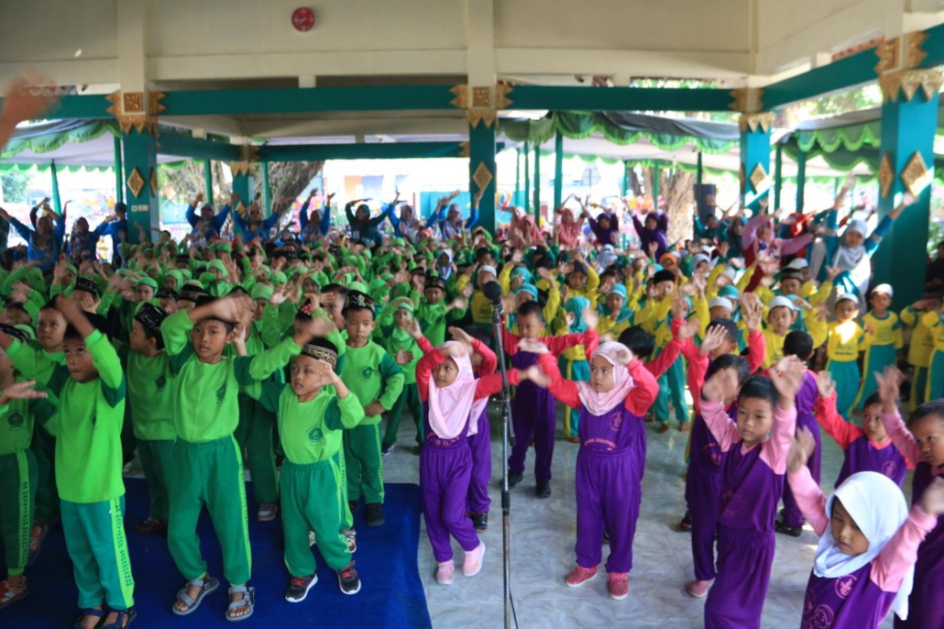 Gebyar PAUD Desa Wonokromo dalam rangka Rebopungkasan 2019