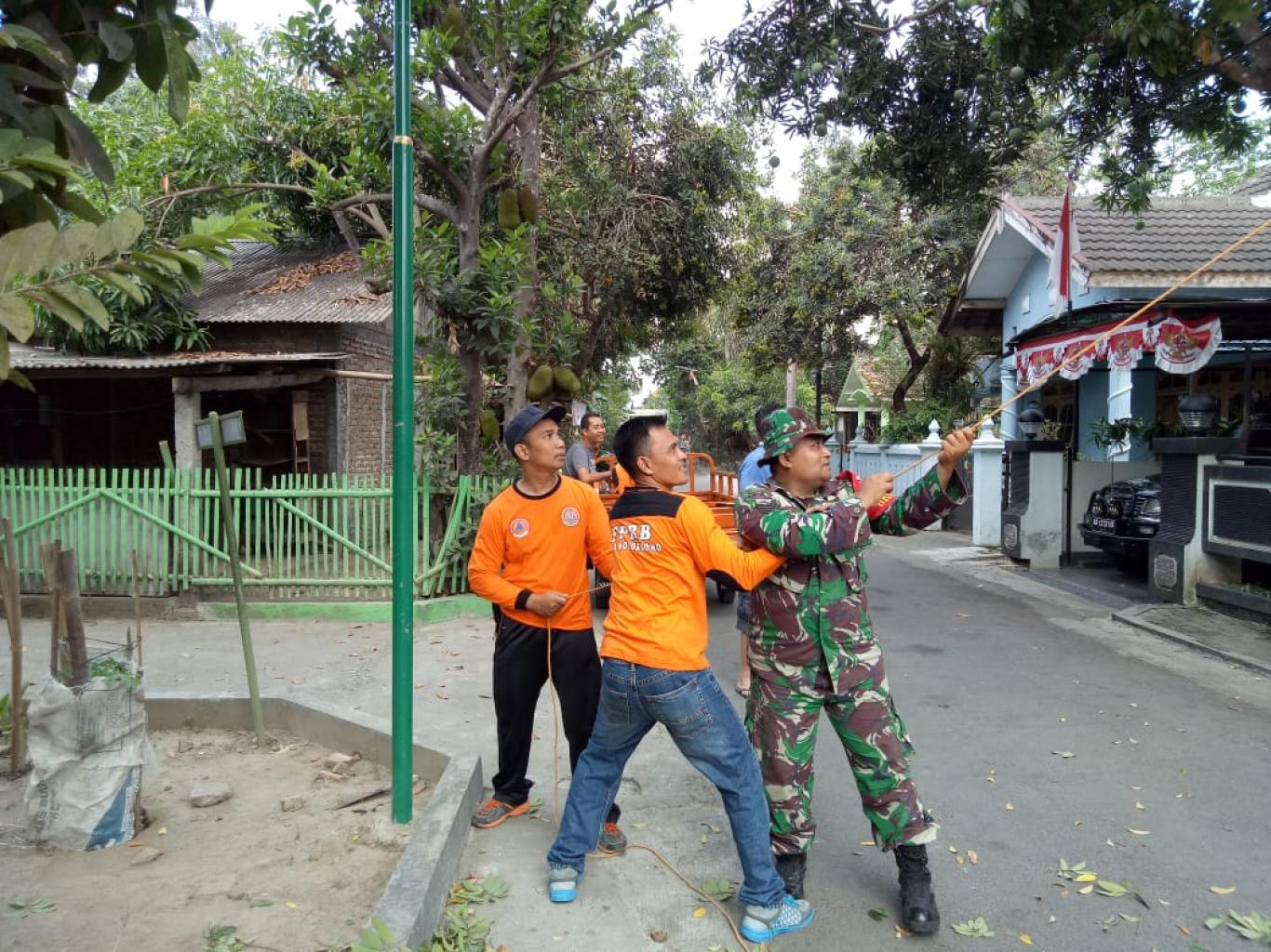 FPRB Desa Wonokromo Giat Kerja Bhakti di Dusun Jejeran I
