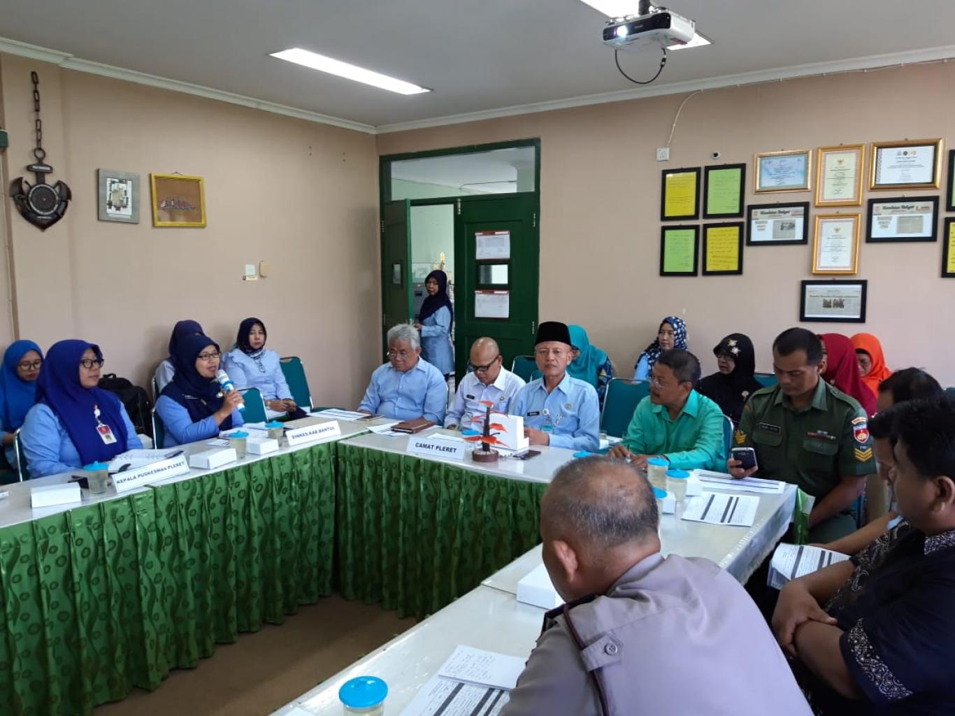 Puskesmas Pleret Gelar Lokakarya Mini Lintas Sektor