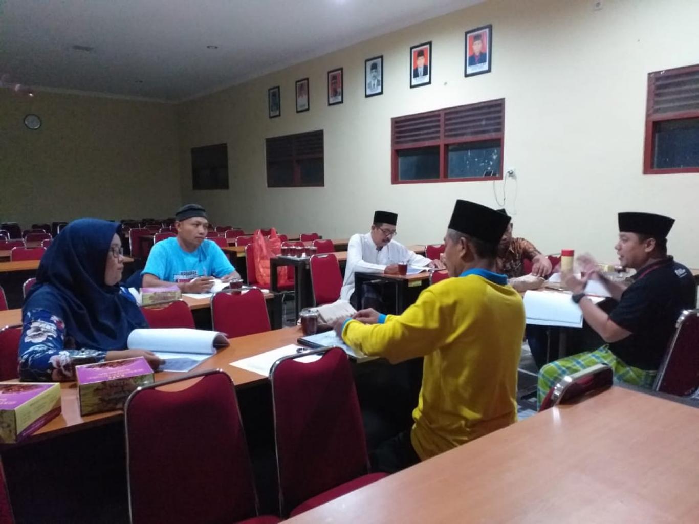 Rapat Koordinasi Pencermatan Draft Laporan Realisasi APBDes Tahun 2019