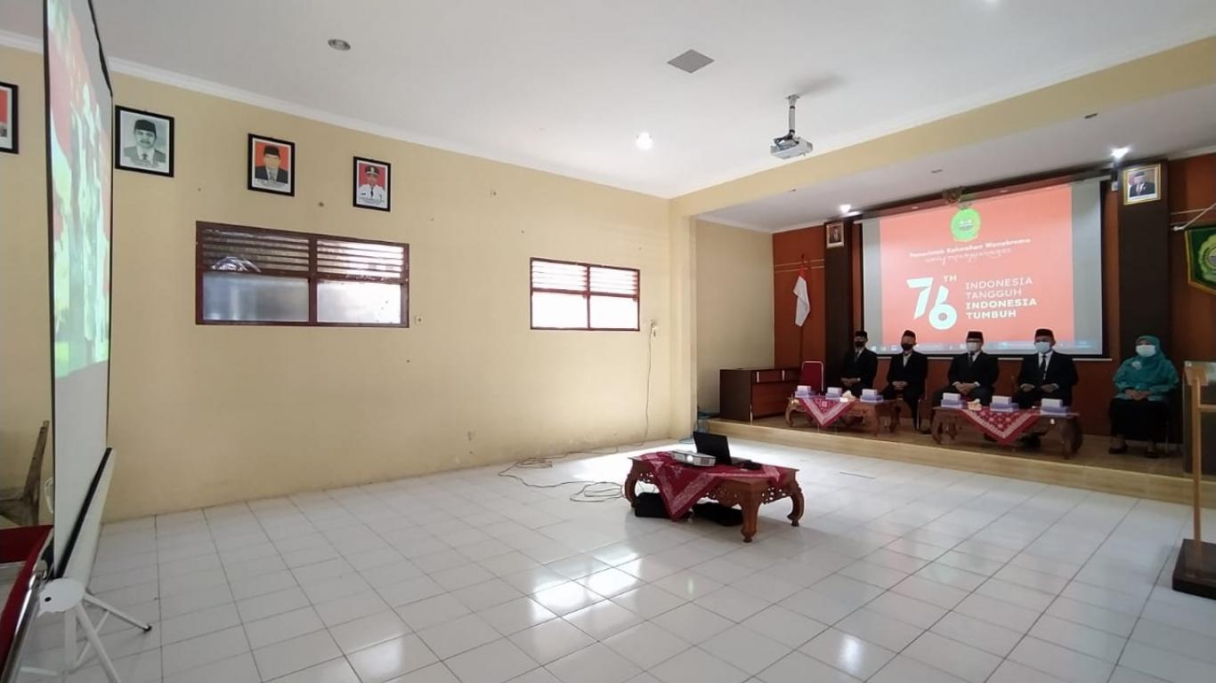 Upacara Virtual Peringatan HUT RI ke 76