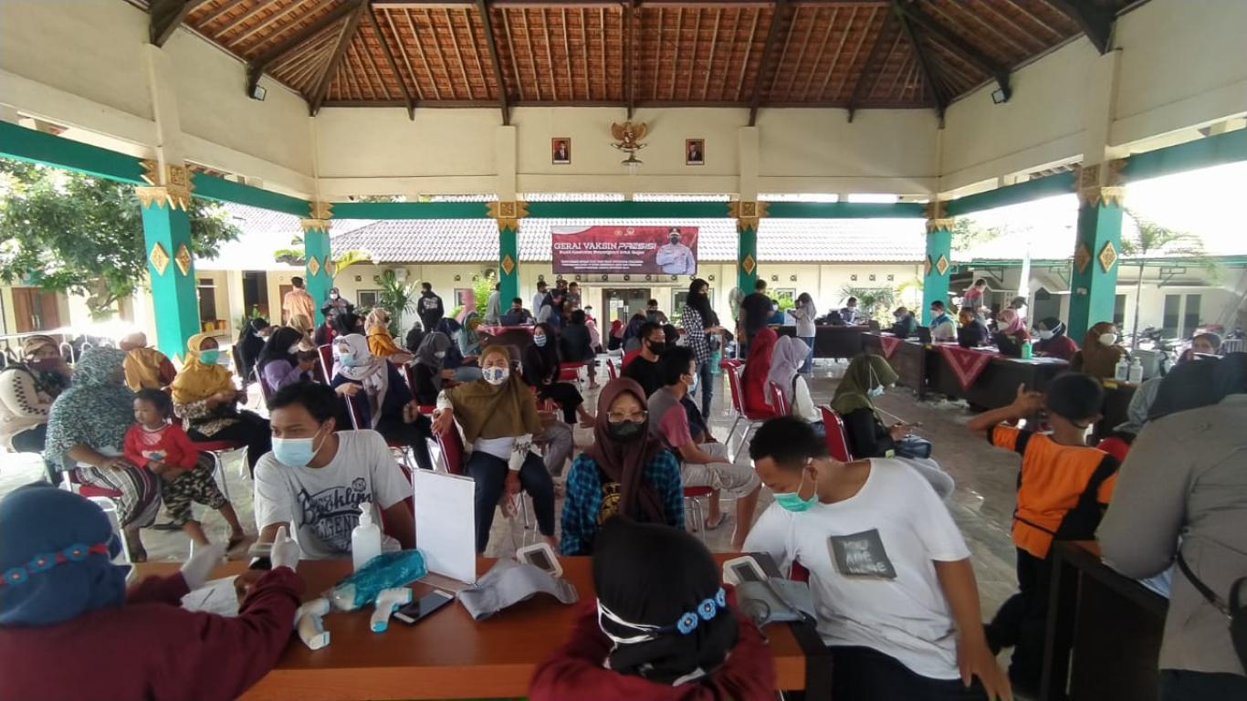 Vaksinasi Masyarakat Kalurahan Wonokromo
