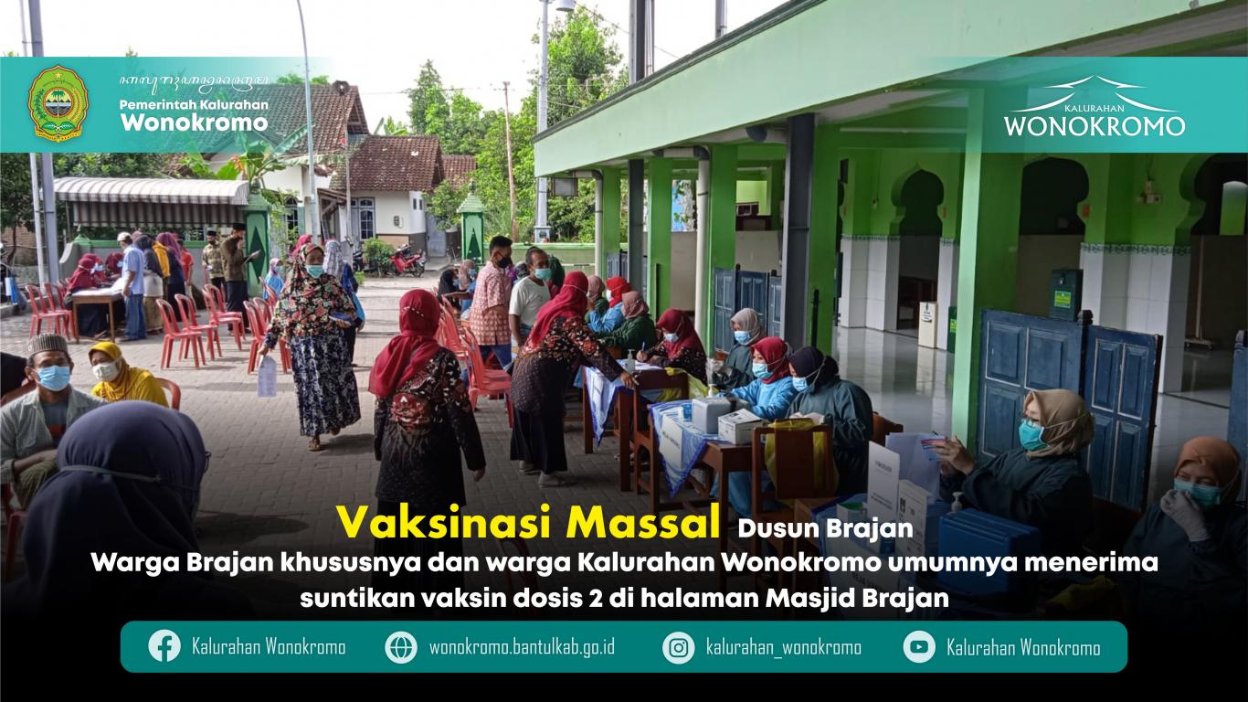 Vaksinasi Masyarakat Dusun Brajan