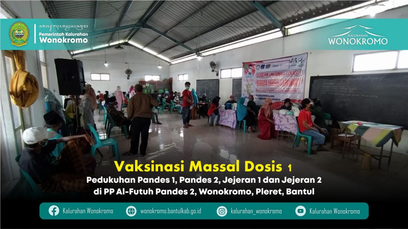 Vaksinasi Massal Dosis 1 Kring Purwokriyo