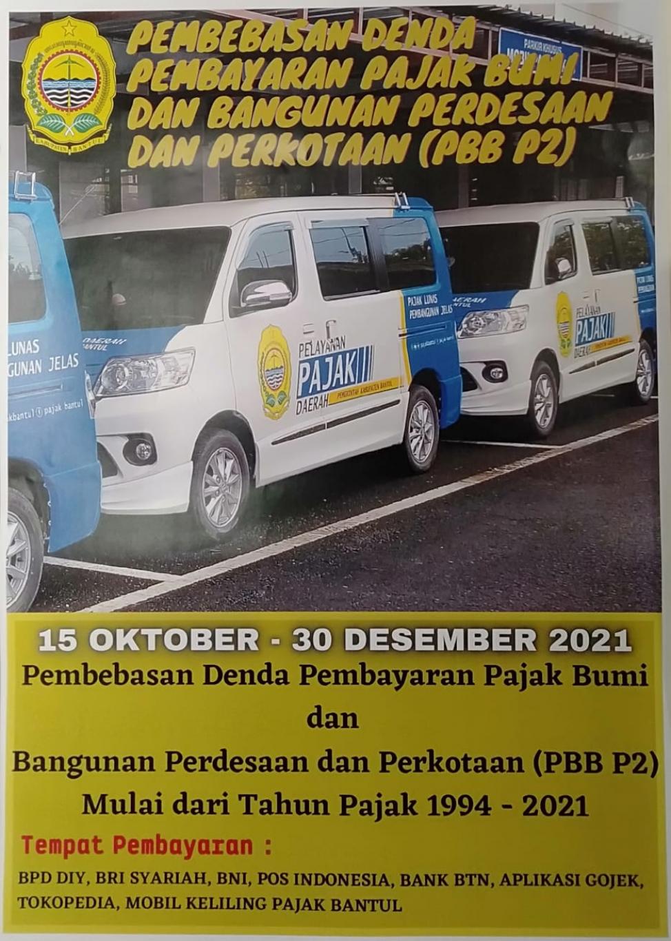 Pembebasan Denda Pembayaran Pajak Bumi dan Bangunan