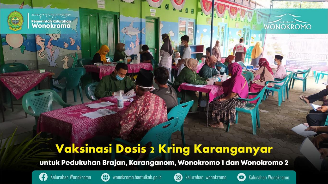 Vaksinasi Dosis 2 Kring Karanganyar
