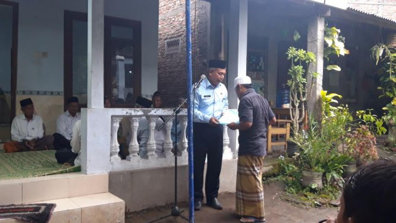 Penyerahan Akte Kematian Alm. Bapak Asfihani Pandes 1 