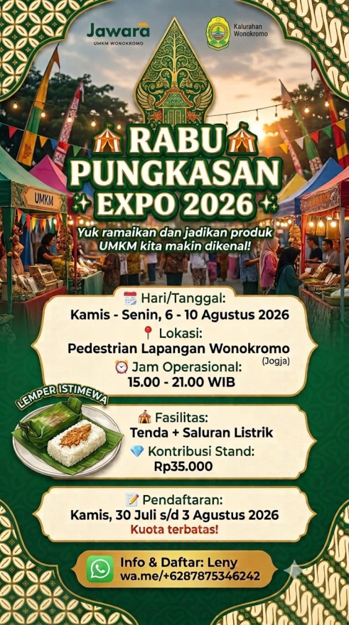 Rabu Pungkasan Expo 2026 Hadirkan Peluang Promosi bagi Pelaku UMKM Wonokromo
