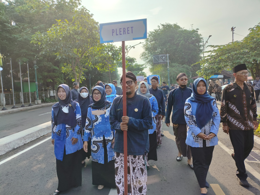 Kalurahan Wonokromo Ikut Serta dalam Mangayubagya Yuswa Dalem