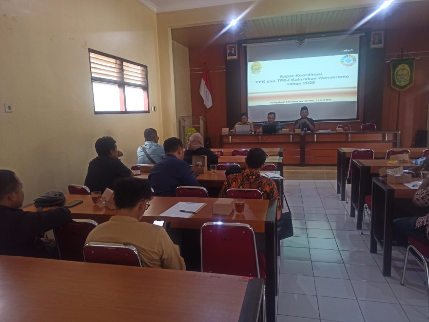 Rapat Koordinasi dan Bimbingan Teknis TPK dan TPBJ Kalurahan Wonokromo Tahun 2026